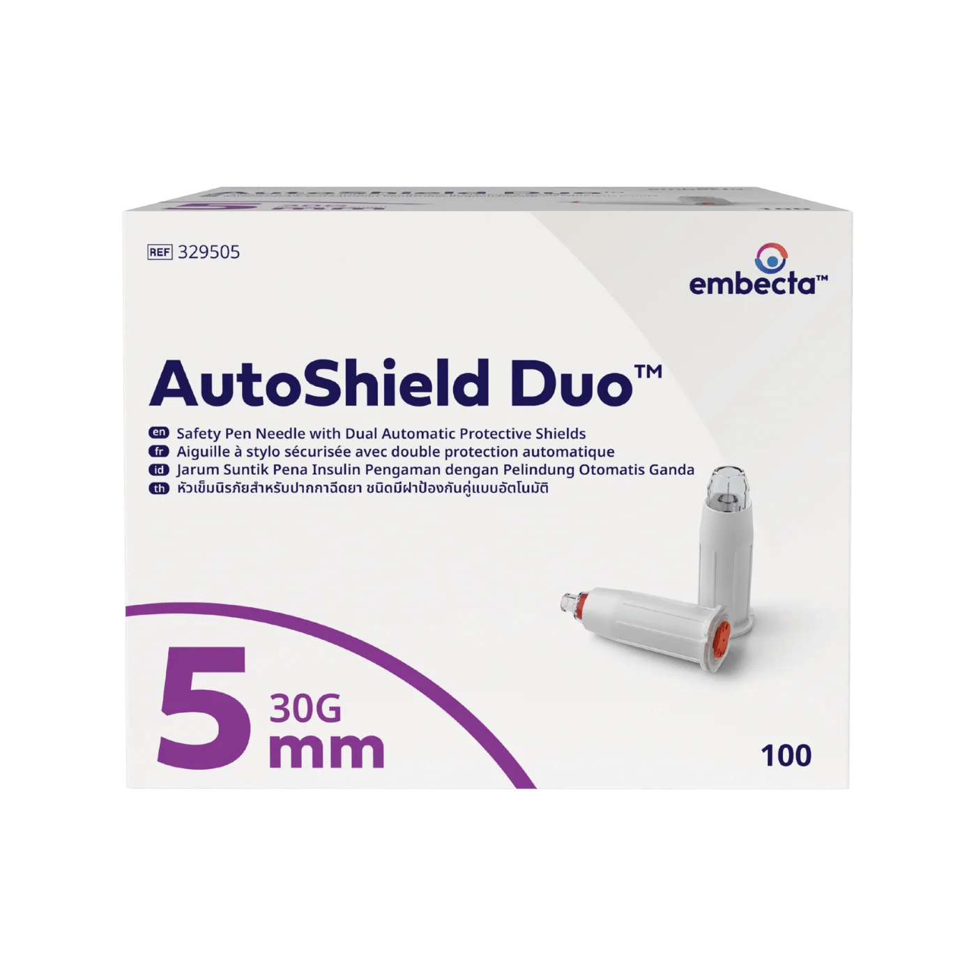 Embecta AutoShield Duo Safety Pen Needle 30G x 5mm